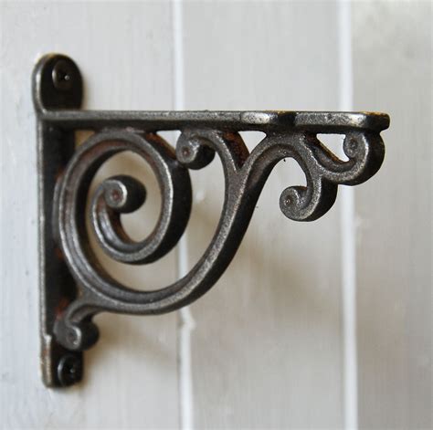 decorative metal brackets for furniture|ornate metal shelf brackets.